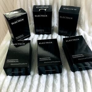 Electeck GFCI Receptacle Outlet Residential Commercial 120V 60HZ/20A Lot of 6